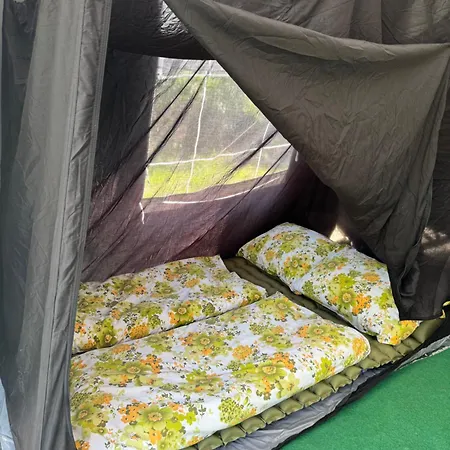 Relaxing Im Garten Campingplatz *